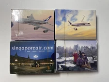 4 x Decks of Rare Singapore Airlines Playing Cards -  Sealed