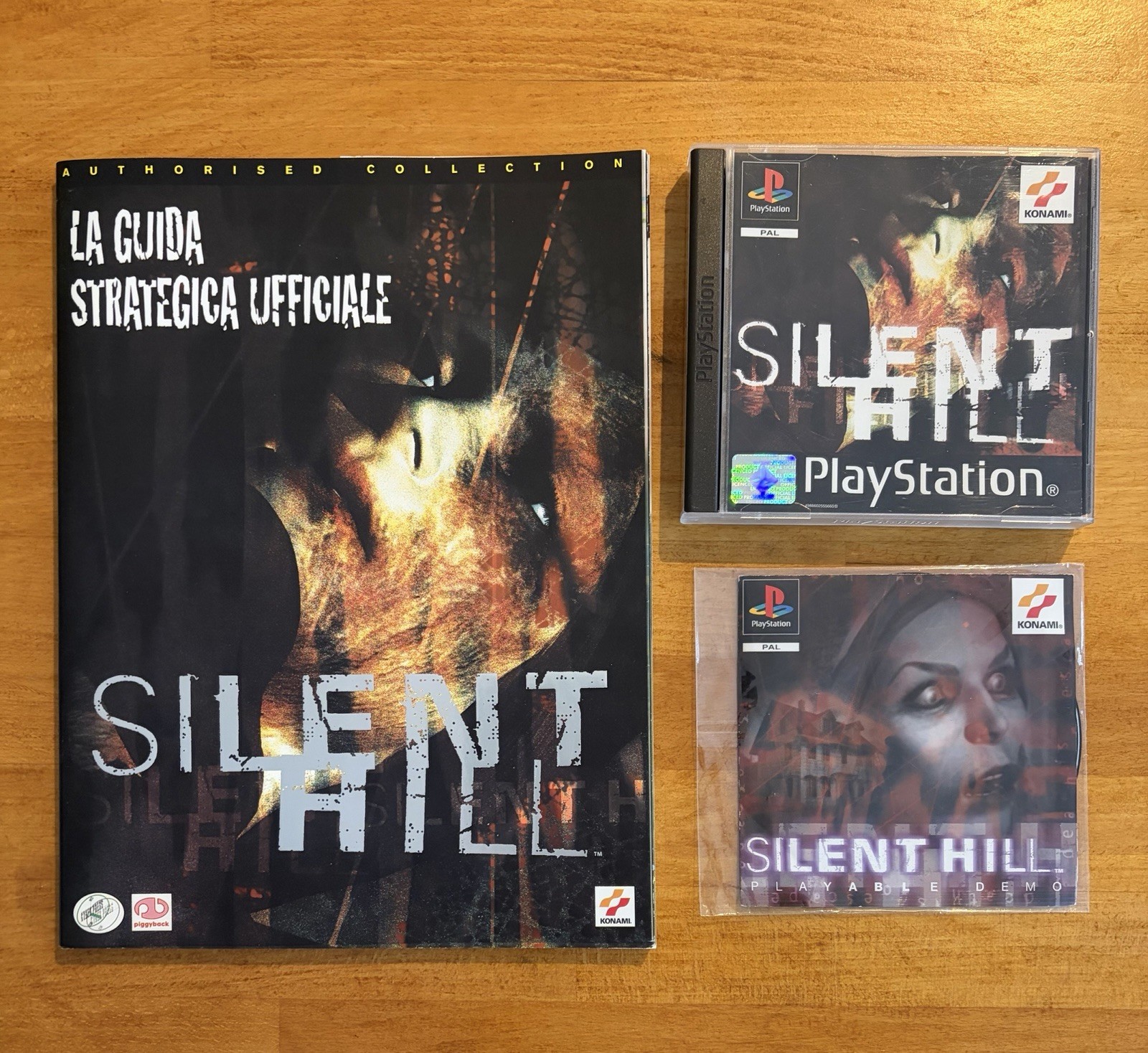 Konami Silent Hill PS1 PAL 1999 Survival Horror PEGI 18 Manuel inclus