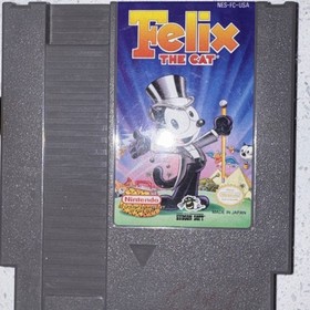 Felix The Cat Nintendo NES Game Cartridge With Original Dust Sleeve Tested Works