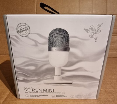 Razer Seiren Mini USB Kondensator Mikrofon für Streaming mit Ständer in Weiß