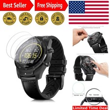 9H Scratch-Resistant Glass Protector for 38mm Smartwatch - Crystal Clear, 3 Pack