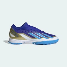 Adidas X Crazyfast League Messi Turf Football Boots Blue ID0718 Astro Soccer Men