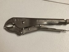 Vintage Stanley USA 84-320 Vise-Grip Style Curved Jaw Locking Pliers