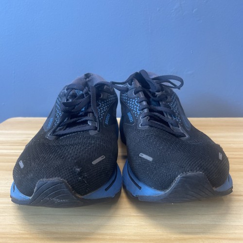 Brooks Ghost 14 - Men’s Size 9.5 2E Wide- 1103692E056 Black/blue Running Shoes - Picture 3 of 12