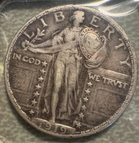 1919 Standing Liberty Silver Quarter