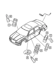 Genuine Mopar Memory Selector Switch 4602446AB