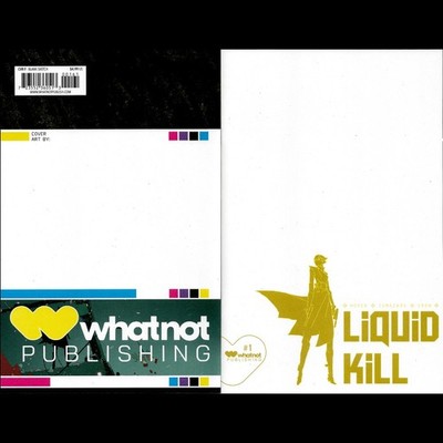 LIQUID KILL #1 (OF 6) CVR F BLANK SKETCH CVR (MR) WHATNOT PUBLISHING