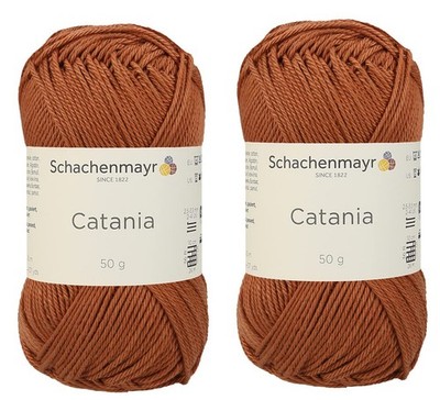 Schachenmayr Catania 100 Cotton Yarn 2 Skeins Sport Weight Soft Glossy Finish