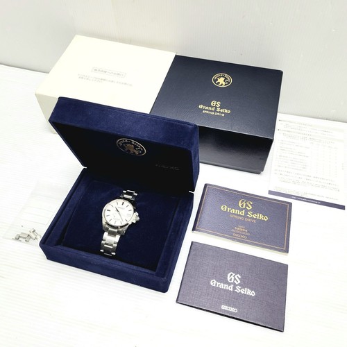 Seiko Grand Seiko Spring Drive SBGA025 Watch Used Works Fine