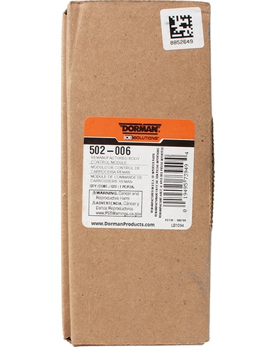 Dorman Body Control Module Fits 2002-2009 Chevrolet Trailblazer Model ID 502-006 - Picture 3 of 4