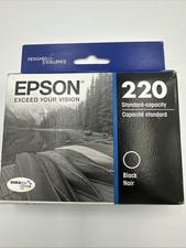 Genuine Epson 220 Black Durabrite Ultra Ink Cartridge T220120-S EXP 10/2018