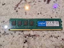 CRUCIAL 8 GB DDR3L DESKTOP RAM PC3L-1600 1Rx8 CT102464BD160B.C16FED, SKU 14646