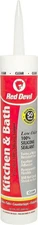 Red Devil 0887 Kitchen & Bath Low Odor 100% Silicone Sealant