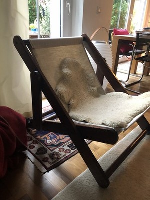 Ikea Kontiki Vintage GILLIS LUNDGREN Sessel, Klappsessel Holz 1970er Jahre 