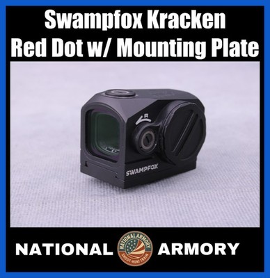 Swampfox Kraken Red Dot Sight with Mounting Plate | eBay