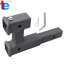 For 2 Inch Shank Dual Hitch Extension 6.5 Inch Lift Drop 5000LB Load Capacity