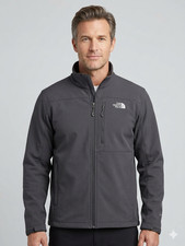 The North Face Apex Bionic Softshell Jacket Men  s XLarge Black Full Zip Windwall