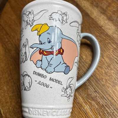 Disney Classic Dumbo Tall Latte Mug Animation Sketch Art NEW