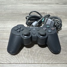 Sony PlayStation 1 DualShock Controller in Black SCPH-1200 Very Clean Tested