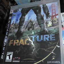 Tested PS3 FRACTURE Game Working PlayStation 3 COMPLETE CIB