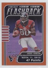 2020 Absolute Fantasy Flashback Spectrum Orange 60/75 Andre Johnson #AJ HOF 9o3
