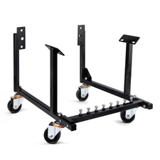 Engine Stand Compatible with Chevy Small Block & Big Block, 3” Heavy-Duty