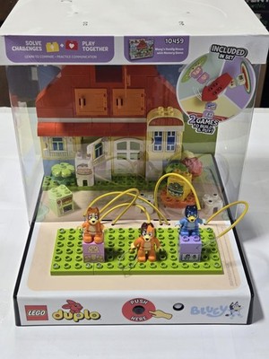 LEGO Duplo Bluey Family House 10459 Retail Store Display Case Incomplete Set