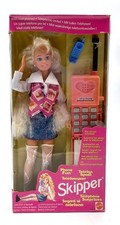 1995 Phone Fun Skipper Barbie Puppe / Telefon Spaß / Mattel 14312, NrfB