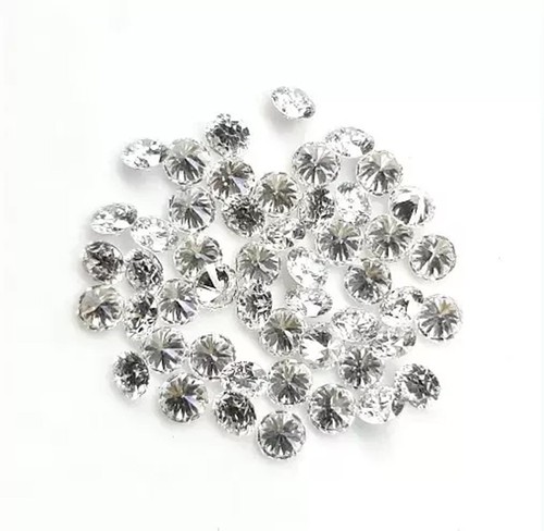 Certified 1 mm Round Cut CVD Diamond J Color VVS1 Clarity 7 Pcs Diamond Lot - Picture 1 of 8