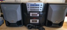 Vintage JVC PC-X570 CD And Tape Portable Componet System Tested Works 100 EUC