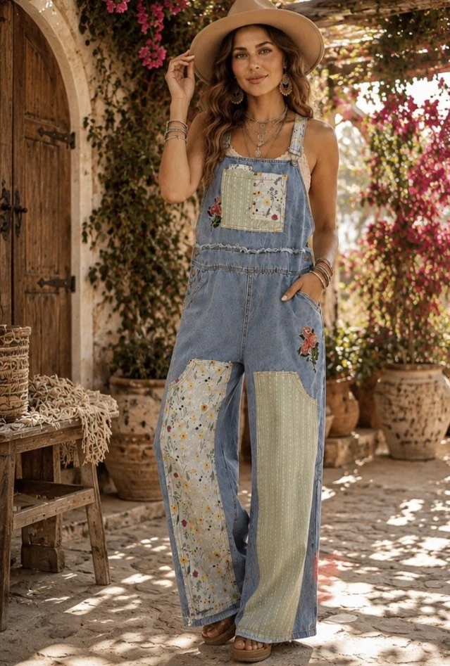 Floral Overall Jumpsuits & Rompers for Women for sale | eBay