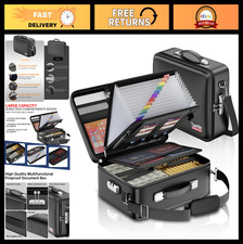 Fireproof Document Box with Lock - 5200°F Wa...