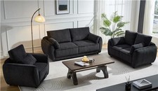 LAZY BOY GREY FABRIC SOFA SET SUITES SETTEE  3+2 SEATER