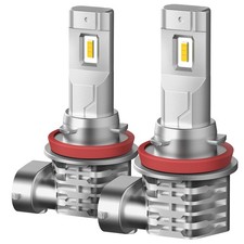 AUXITO Mini H11 H8 H9 3000K Golden Yellow LED Bulbs High Low Beam Fog Light DRL