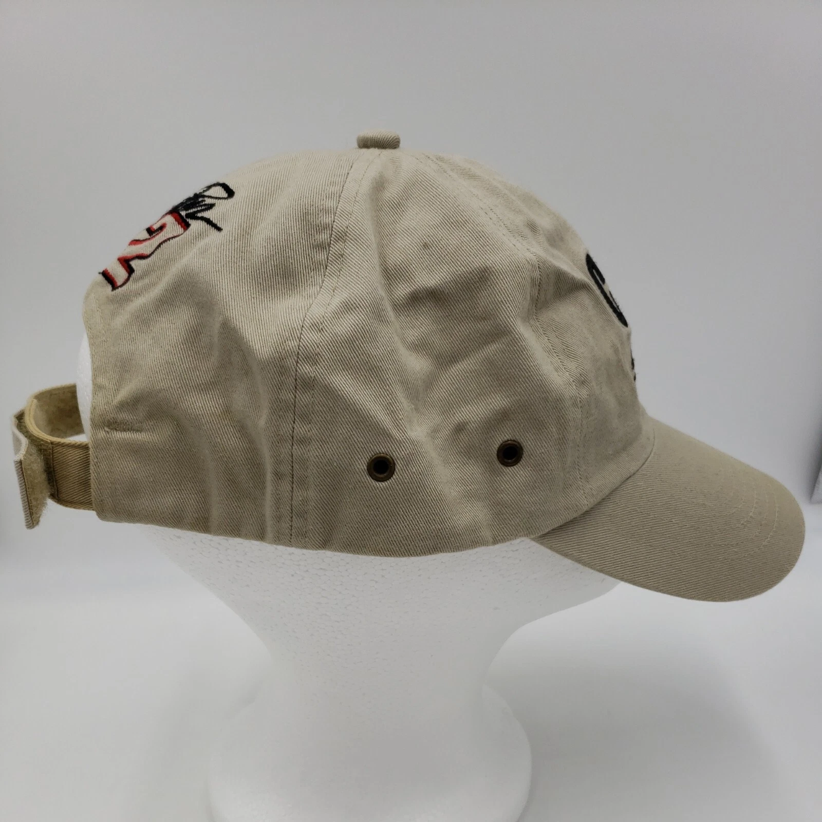 burton cat racing hat strapback used 
