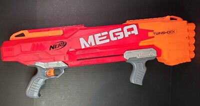 Nerf Mega Twinshock Used Very Good Condition Toy Gun 10 Dart
