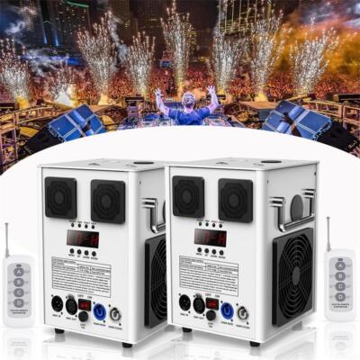 2PCS 700W Cold Spark Machine Remote DMX Firework Machine Stage Show Party Effect
