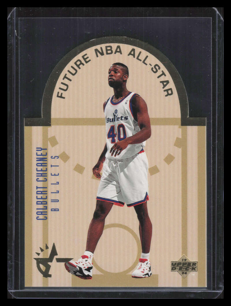 1993-94 Upper Deck SE Die Cut All-Stars e15 Calbert Cheaney