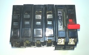 Square D Qo X Type 4 Mcb Circuit Breaker Main Switch Ebay