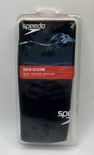 Silicone Solid Swim Cap Black One Size