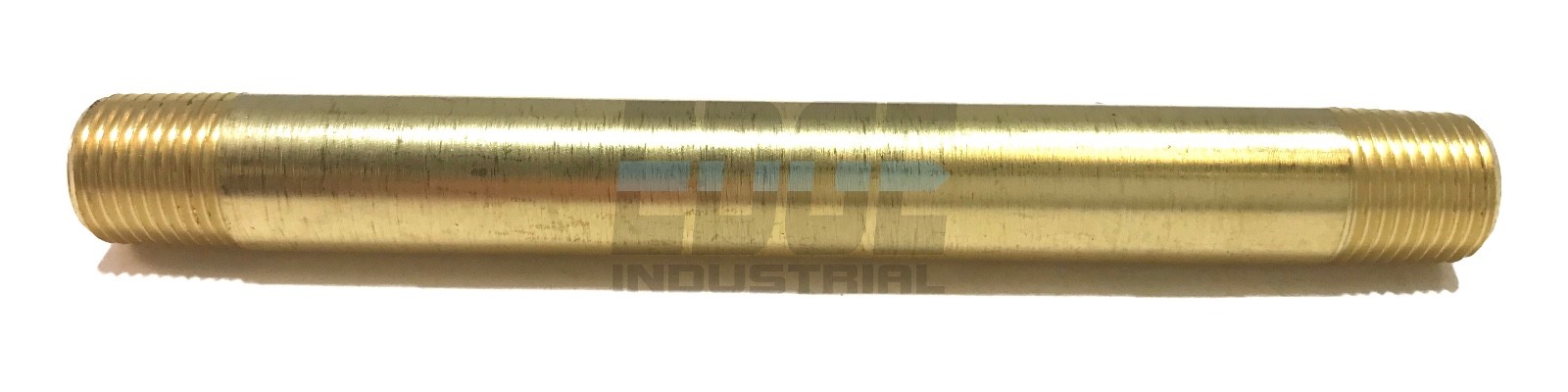 BRASS NIPPLE 1/8" X 1/8", 3-1/2" LENGTH, MALE NPT MNPT FUEL/AIR/WOG