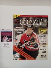 Ken Linseman Signed NHL Goal Magazine JSA ** #