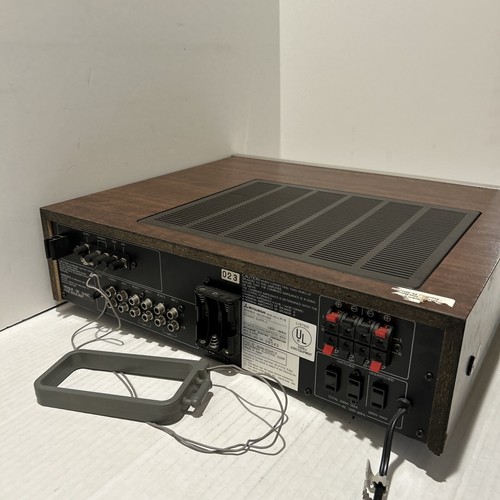 Mitsubishi DA-R15 Stereo Receiver AM FM Phono - TESTED - EB-15002 See Video - Picture 11 of 15