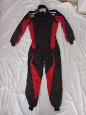 TUTA IGNIFUGA TOP LEGGERA KART TG 50 NERO ROSSO OMP TECNICA AIR SENZA OMOLOGA