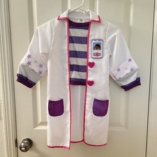 Disney Store Doc McStuffins Doctor Coat Costume Dress Up Girls Size 5/6