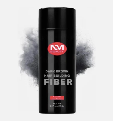NM BEAUTY Hair Building Fibers, Hair Powder Spray, Hair Loss Concealer, Dark Brown, NMB