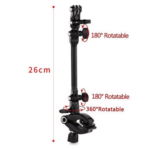 Guitar Drum Clips 360 Rotate Music Mount Arm Stand Clamp for Gopro Xiaomi SJCAM - Picture 10 of 10