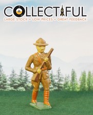 GREY IRON VINTAGE LEAD FIGURE - G11 3/1 US INFANTRY, PORT ARMS    1768