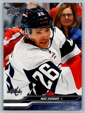 Nic Dowd 2023-24 Upper Deck HOCKEY #190 Washington Capitals