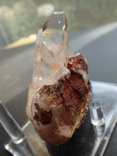 ¡Cristal de racimo transparente de cuarzo gemelo Arkansas! - Imagen 5 de 14